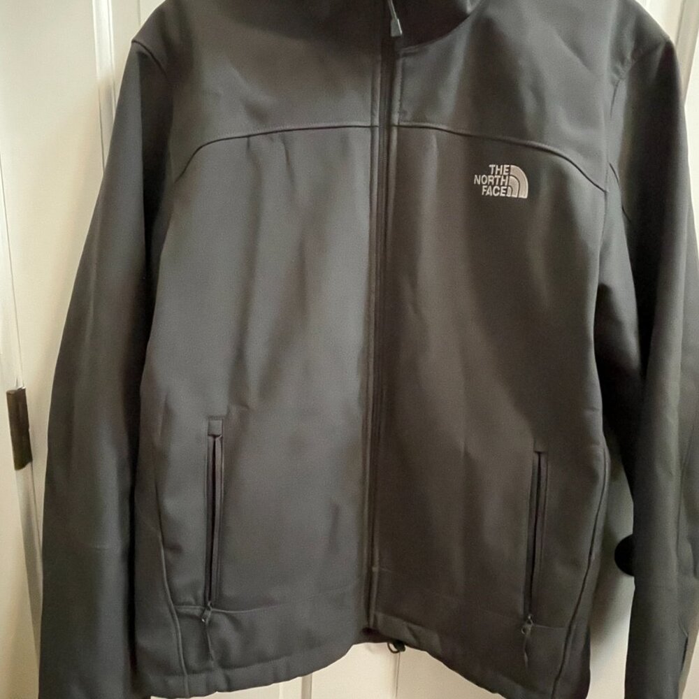 The North Face Lined Soft Shell Jacket Medium Gra… - image 2
